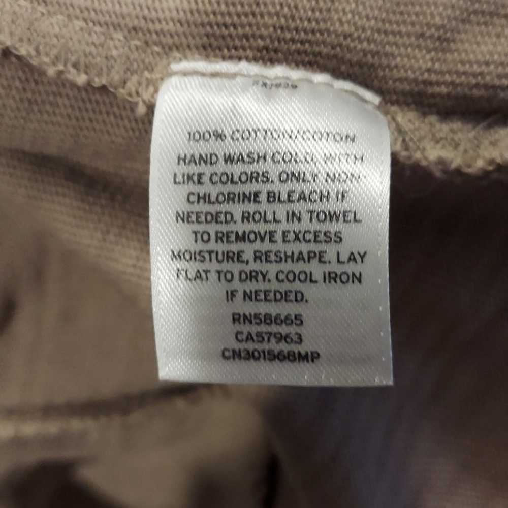 Caslon Cotton 1 Button Tan Cotton Blazer Jacket MP - Picture 6 of 6